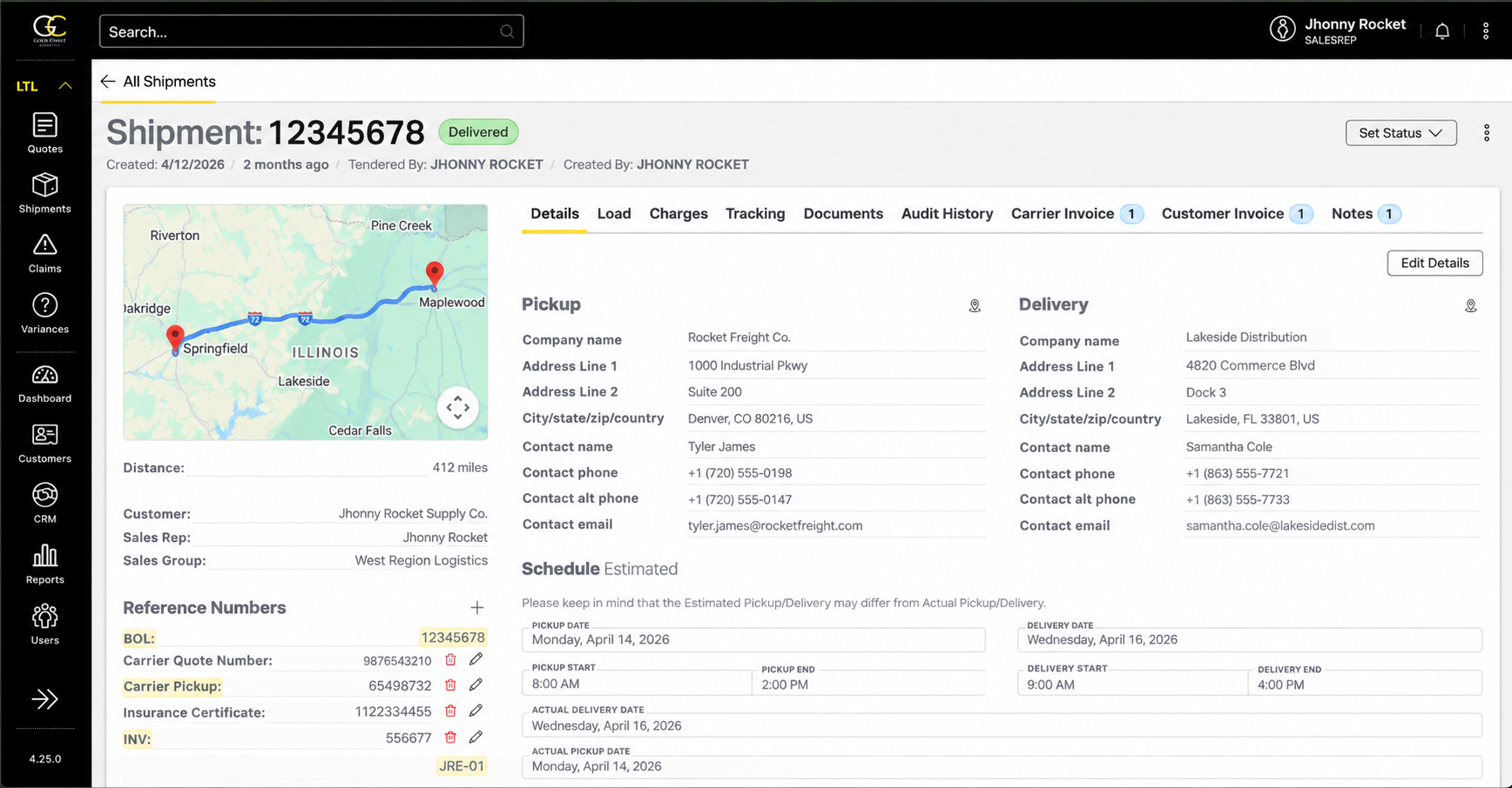Logistics MCP Server